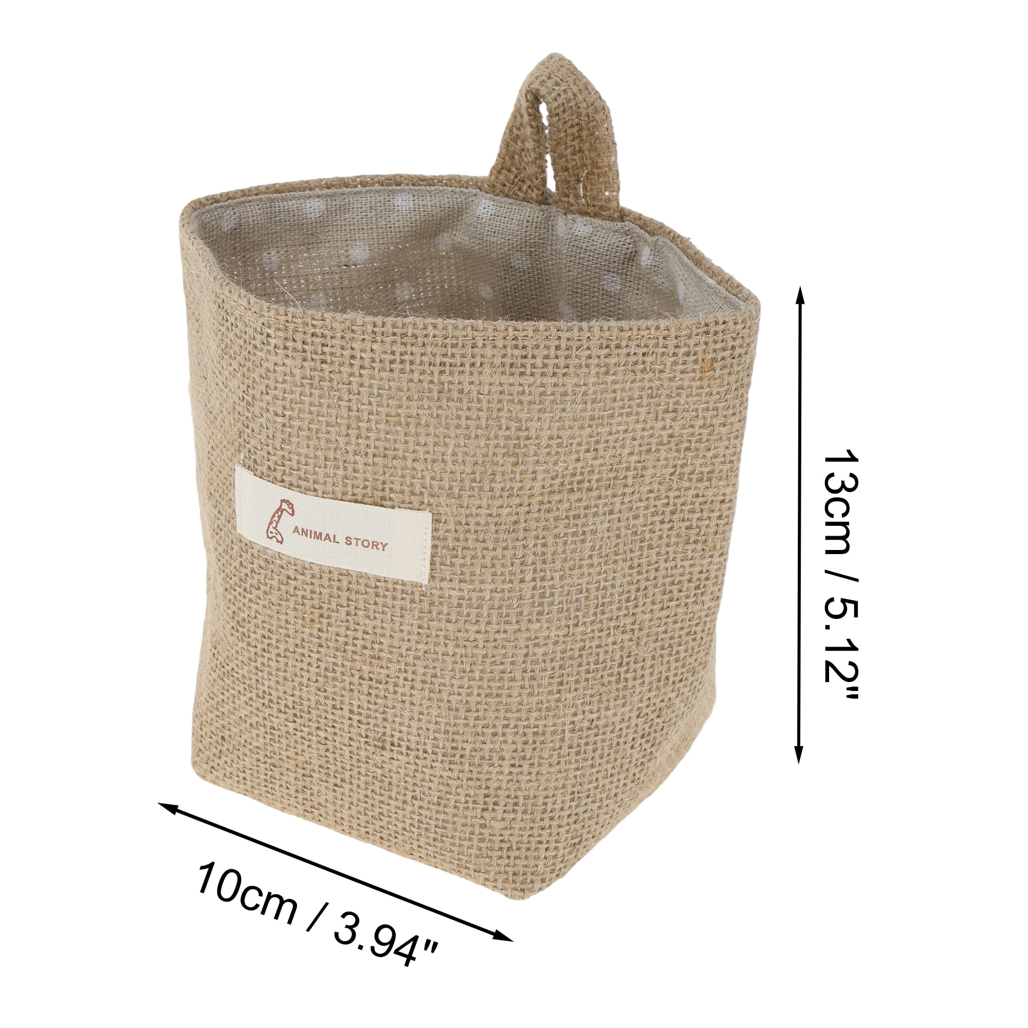 Unique Bargains Simple Durable Hanging Storage Bags 1 Pc Yellow Brown, Light Gray