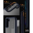 thumbnail image 3 of CaseBorne ArmadilloTek S Case Compatible with Samsung Galaxy S21 FE 5G Case, Translucent Matte Hard Back & Soft Edge - Matte Navy, 3 of 4