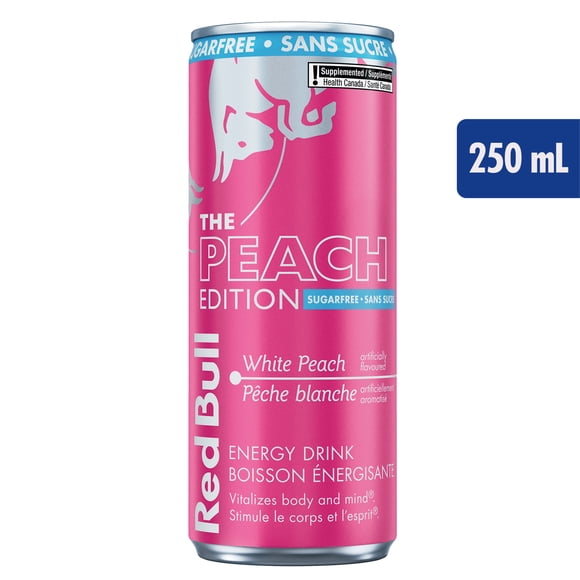 Red Bull Sans Sucre Pêche blanche 250ML