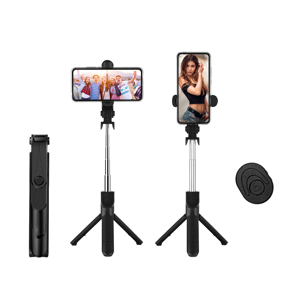 5Section Extendable Selfie Stick Integrated Universal Phone Holder