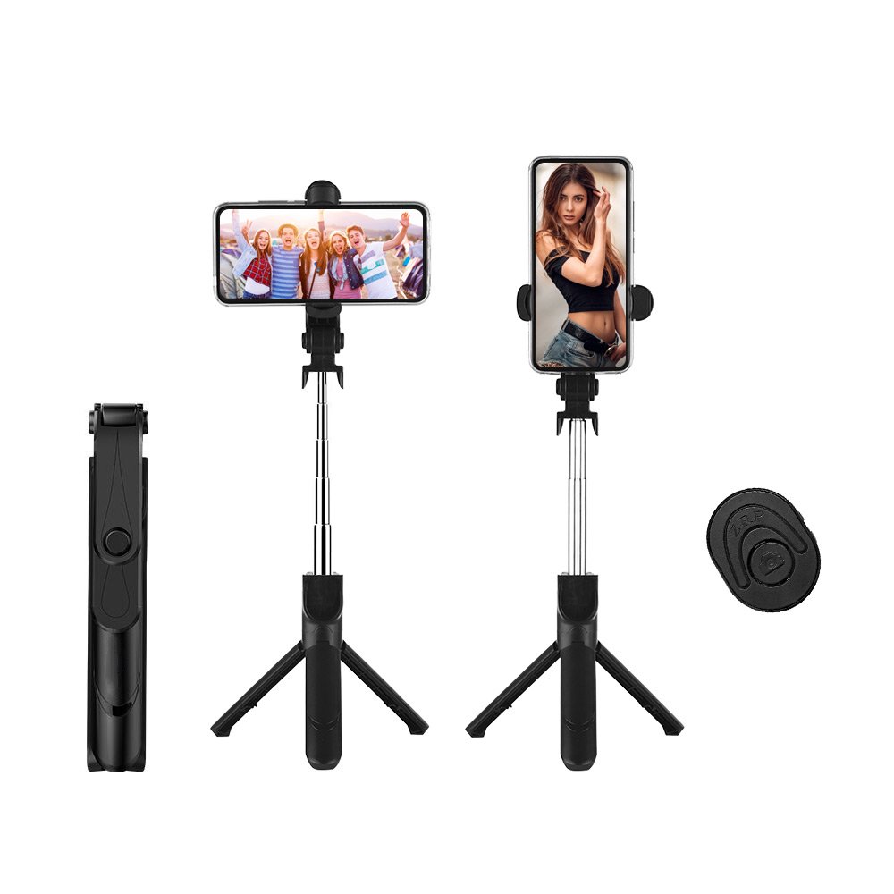 5Section Extendable Selfie Stick Integrated Universal Phone Holder
