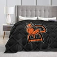 thumbnail image 4 of Baker University-Logo Fleece Blanket, Very Soft Microfiber Flannel Blanket for Couch Warm and Cozy for All Seasons, 4 of 6