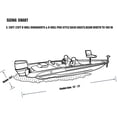 thumbnail image 5 of Goodsmann 300 Denier boat cover, Silvery gray ,water resistant,weather protection,trailerable,9921-0122-21 (A Fits 14-16 V-Hull Boats ,Beam width to 68), 5 of 8
