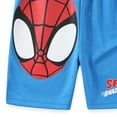 thumbnail image 4 of Marvel Spider-Man Short Sleeve T-Shirt and Shorts Set (Boys), 2 Piece Set, Sizes 2T-5, 4 of 7