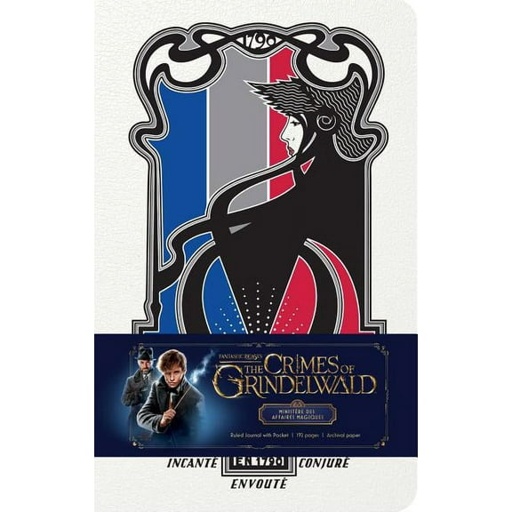 Harry Potter: Fantastic Beasts: The Crimes of Grindelwald: Ministère Des Affaires Magiques Hardcover Ruled Journal (Hardcover)