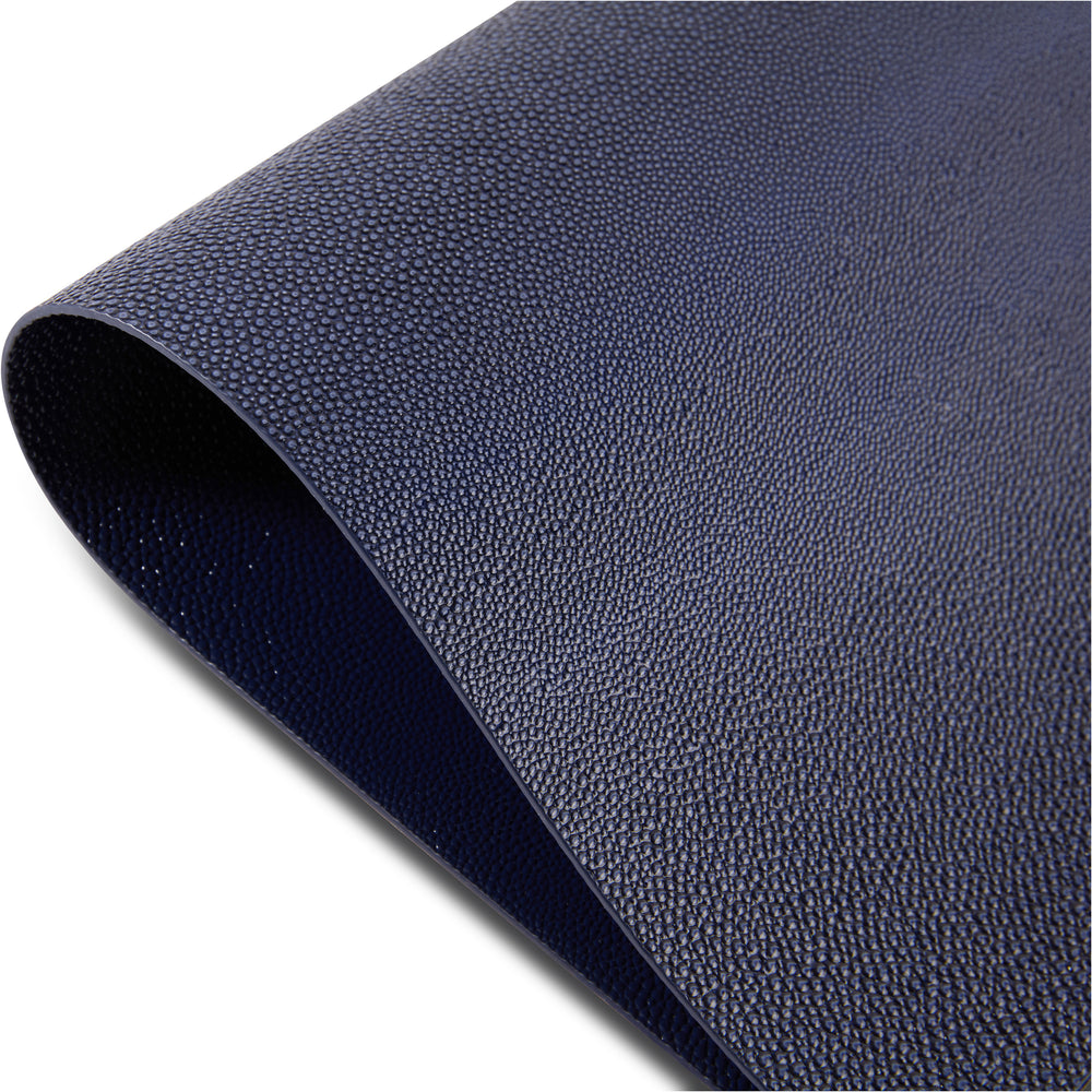 Ala Carte by Dainty Home Lucerne Patent Pebbled Textured Faux Leather Placemats – Set of 4, Reversible, Non-Slip, Washable, Heat & Tear Resistant – 12x18 in Dining Table Mats