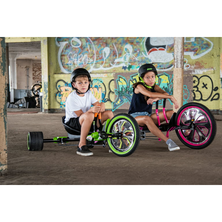 20-Inch Green Machine Slider Kids Tricycle, Pink