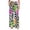 Black and White Pattern, variant on Women's Casual Pants & Capris, Soft Stretch Smocked with Pockets, Cotton-like Modal for Home/Yoga Exercises, Arrow Seamless Pattern,L