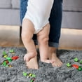 thumbnail image 2 of Super Soft Shaggy Rugs Carpets,Feet, Plush Area Rugs for Living Room Bedroom, Fluffy ​Rug for Nursery Playroom Dorm Room, Shag Plush Rug for Teen Room Decor, Grey, 2 of 2