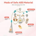 thumbnail image 7 of Keyohome Baby Crib Mobile Toys,Mobile for Crib,Hanging Mobile Arm with Music and Night Light for Baby Nursery Room,Unisex,Gray,20.87" x 22.45", 7 of 7