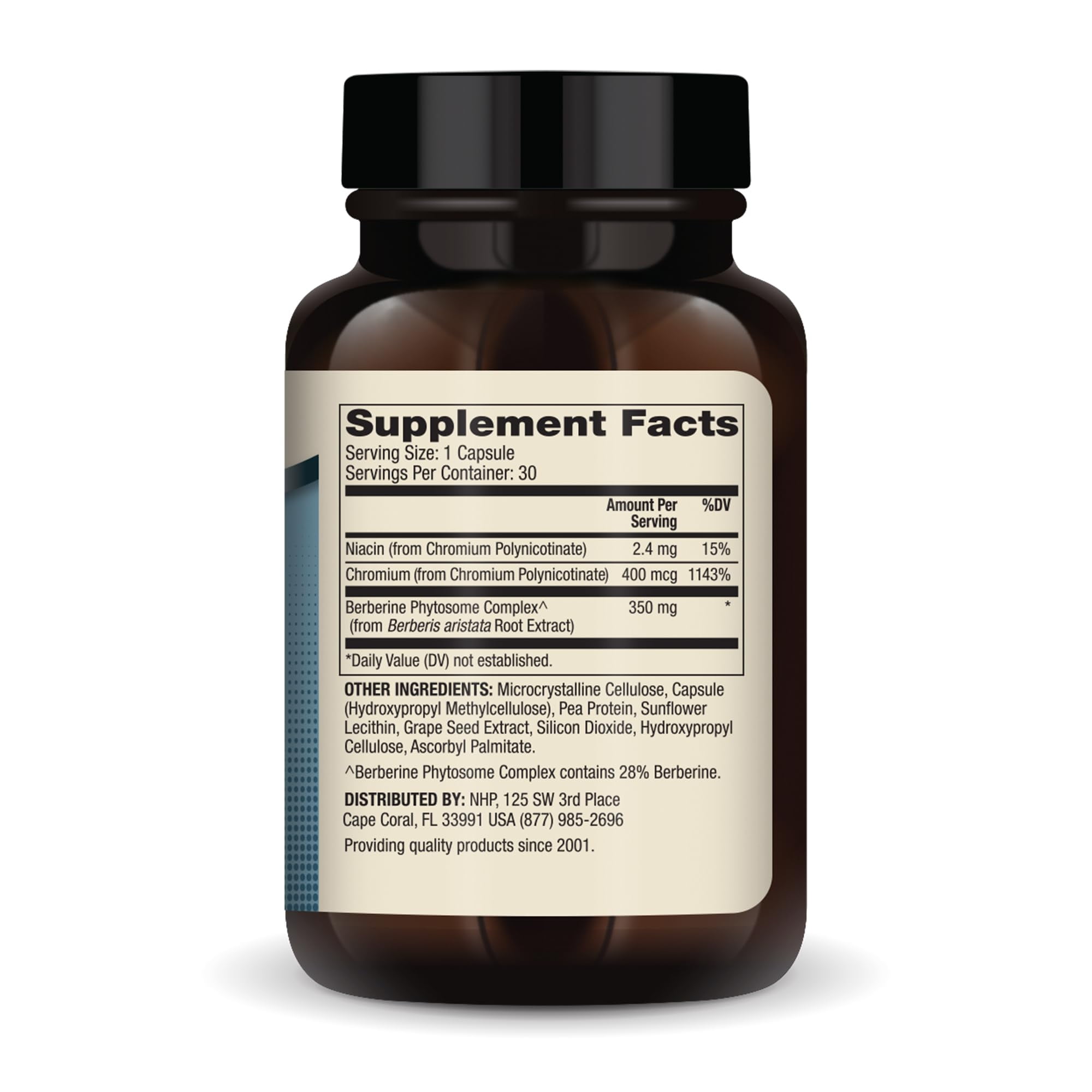 Dr. Mercola Biothin Berberine with Chromium - Supports Healthy Metabolic Function - Enhanced Absorption - Non-GMO, Gluten-Free & Soy-Free - 30 Capsules (30 Servings)