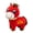 A, variant on 2026 Chinese New Year of The Horse Plush Funny Smiling and Crying Horse Plushie Figurine, Zodiac Mascot and Decorative Figure for Home Store Restaurant Tabletop Decor