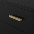 thumbnail image 3 of Delta Children Sloane 4 Drawer Dresser with Changing Top and Interlocking Drawers, Black /Bronze, 3 of 13