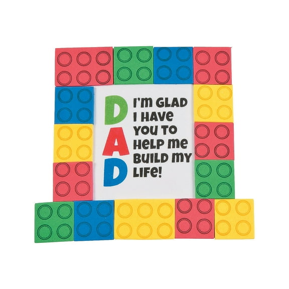 Dad Brick Tabletop With Easel 12 - Party Favors - 12 Pieces
