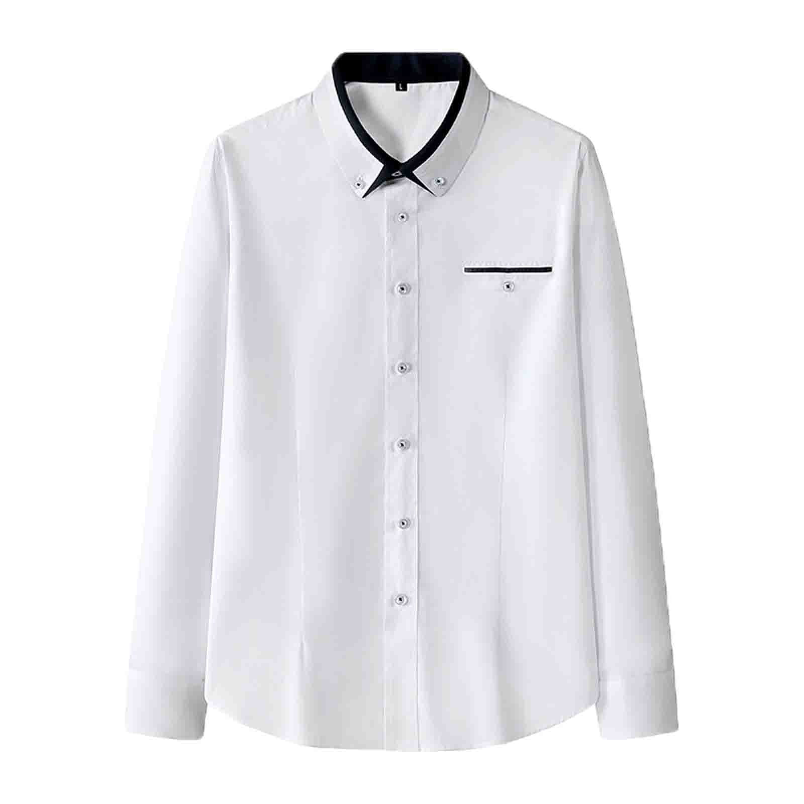 TAIAOJING Men's Dress Shirts Autumn Single Breasted Casual Beach Long Sleeve Vacation Outdoor Holiday Homme Blouse Shirt - Walmart.com