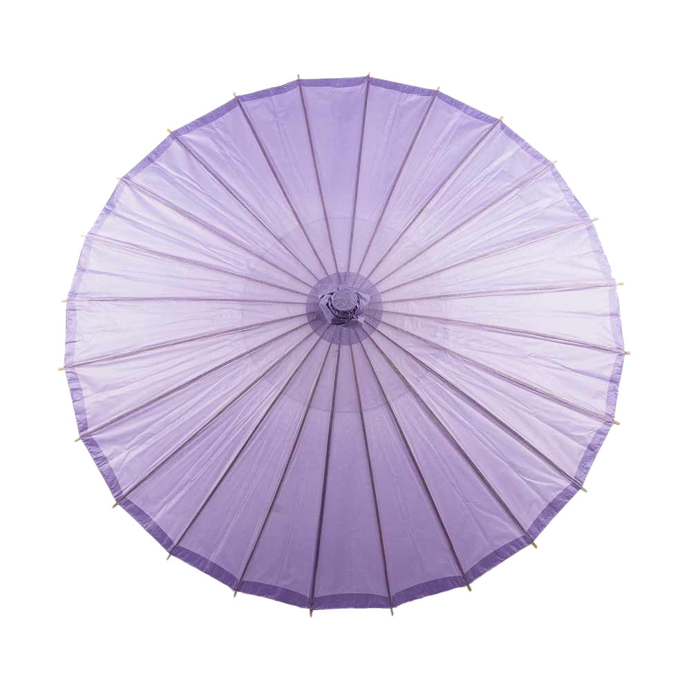 Paper Parasol (28Inch, Lilac Purple) Chinese/Japanese Paper Umbrella For Weddings and