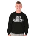 thumbnail image 3 of Grandpa Knows Everything Grandfather Men's Big & Tall Crewneck Sweatshirt Brisco Brands 3X, 3 of 5