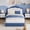 Blue with Drawer, variant on Full Bed Frame with LED Headboard and Under-Bed Drawer, Boucle Fabric Upholstered Platform Bed with LED Light, Wooden Slats Support, No Box Spring Needed, Pink