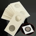 thumbnail image 3 of 200PCS Square Cardboard Coin Holders Coin Supplies Coin Album Collection Lighthouse Stamp Coin Holder Cover Case Storage, 3 of 6