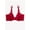 No No Red Smooth Lace, variant on Women's Sheer Mesh Demi Underwire Bra