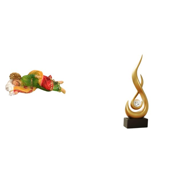 Escultura abstracta de resina de José Jesús, figura de llama, arte moderno, decoración de escritorio, recuerdo de José durmiendo para estante de mesa,