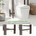 thumbnail image 4 of Giantex 3-Tier Metal Bathroom Organizer, Freestanding Over The Toilet Storage Rack w/Anti-Tippling Devices, Coffee, 4 of 8