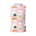 thumbnail image 6 of Lsque Cute Sushi Print Men's Cotton Blend Sleeveless Muscle Shirts (S-3XL)- Moisture Wicking, Odor Protection, UPF 30+,X-Large, 6 of 8