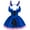 Dress+Headband, variant on Hawaiian Space Alien Dog Costume with Accessories for Girls Halloween Tulle Dress, 3-4T