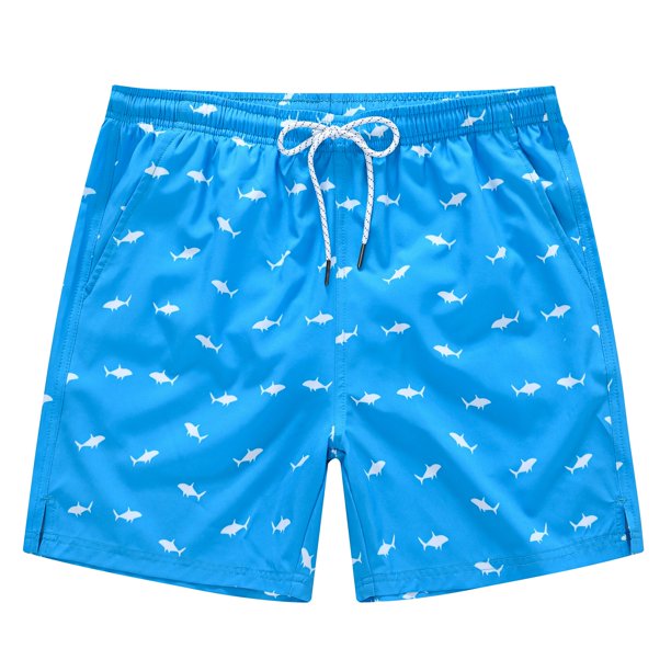 Bañador de secado rápido para hombre, pantalones cortos de playa con forro de malla, ropa de baño con estampado de dibujos animados, Verano Fivean unisex