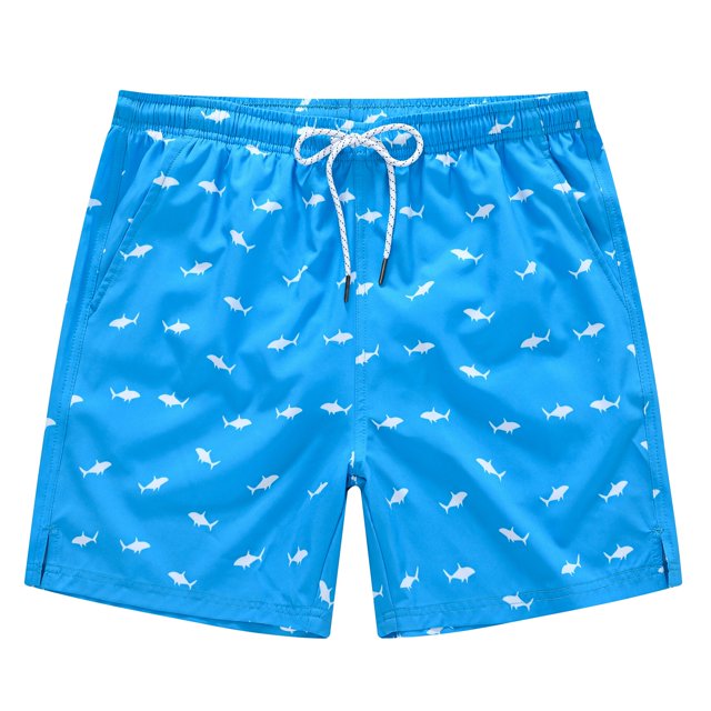 Bañador de secado rápido para hombre, pantalones cortos de playa con forro de malla, ropa de baño con estampado de dibujos animados, Verano Fivean unisex