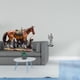 thumbnail image 2 of Figura de caballo,Figura coleccionable de caballo en miniatura,Figura de escritorio,Estatua de caballero,artesanía artística,coleccionable,escritorio,oficina,Figura decorativa,pieza de, 2 of 8