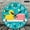 12x12in, variant on Patifu Rubber Duck Soap Bar Bubbles Wall Clock Battery Operated Silent Sweep Movement 10x10in