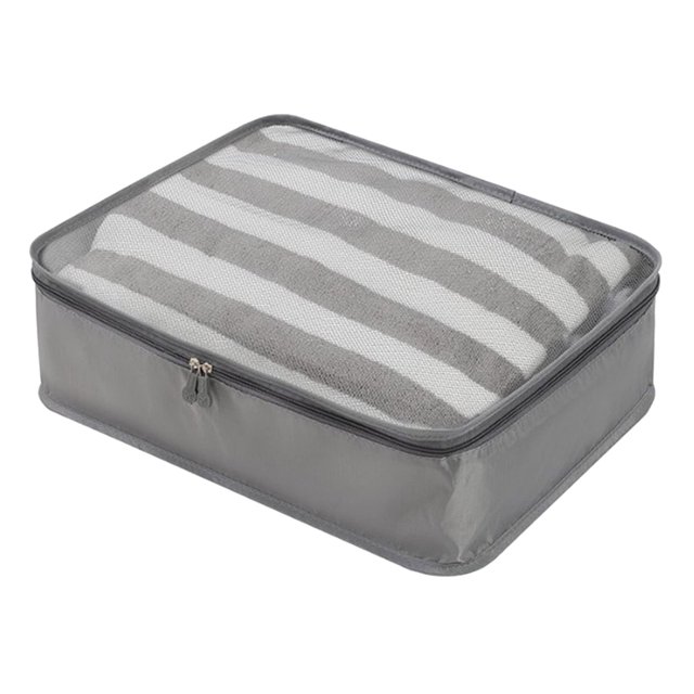 Mochila de viaje Bixock, bolsa de lona para viajes, bolsa de almacenamiento de viaje, equipaje, bolsa para clasificar ropa, bolsa de tela, bolsa para ropa interior, bolsa para ropa interior L