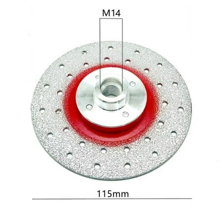

M14 Double Sided Brazed Diamond Coated Grinding Disc Cutting Wheel 100/115/125mm