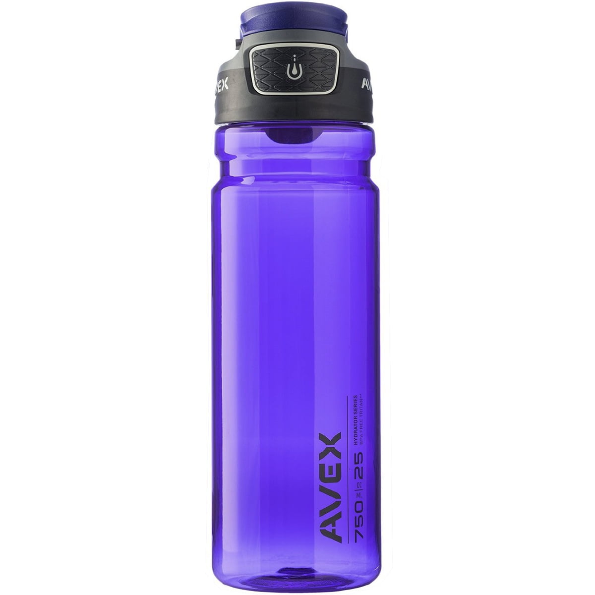 Avex 25 oz. FreeFlow Autoseal Water Bottle Purple