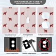 thumbnail image 3 of Yayeee Blank Wall Plate Cover 1-Gang 4.5"x2.7" Home Unused Decorative Outlet, Abstract Elephant Pattern, 3 of 7