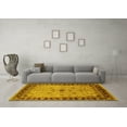 thumbnail image 3 of Ahgly Company Indoor Rectangle Oriental Yellow Industrial Area Rugs, 7' x 9', 3 of 4
