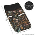 thumbnail image 5 of Sweet Jojo Designs Boho Floral Wildflower Black and Orange Girl Changing Pad Cover, 5 of 6