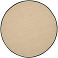 thumbnail image 2 of Safavieh Natural Fiber Collection NF141A Border Sisal Area Rug, 4' x 4' Round, Maize / Black, 2 of 3