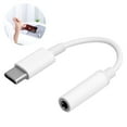 thumbnail image 1 of Adaptador de Tipo C A 3.5 mm, Adaptador de Audio de Resistencia Duradera Adaptador de Cable de Audio Alambre de Cobre Alta Velocidad para M10 P20, 1 of 7