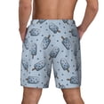 thumbnail image 4 of Balery Cute Ice Cream Mens Swim Trunks Swim Shorts for Men Quick Dry Inseam Beach Shorts with Compression Liner Pocket-Small, 4 of 9