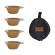 thumbnail image 4 of Cuencos para acampar, accesorios, vajilla apilable para cocinar, acampar al aire libre Caqui, 4 of 9
