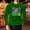 #242-Green, variant on Ceisia Men's Mardi Gras Geometric Jester Mask Print Waffle Knit Crew Neck Long Sleeve T-Shirt Gift