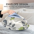 thumbnail image 4 of Yayeee Pillowcase Queen Size Set of 2 Satin Wrinkle Resistant Pillow Case, Light Floral Pattern, 4 of 8