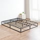 thumbnail image 1 of 9 Inch Modern Metal Platform Bed Frame,, No Box Spring Needed, Black,, 1 of 2