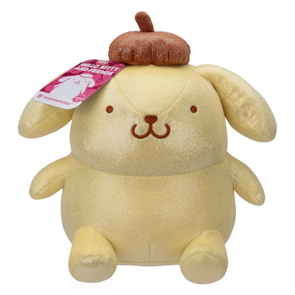 Hello Kitty and Friends Premier Series 8" Plush - Metallic Pompompurin