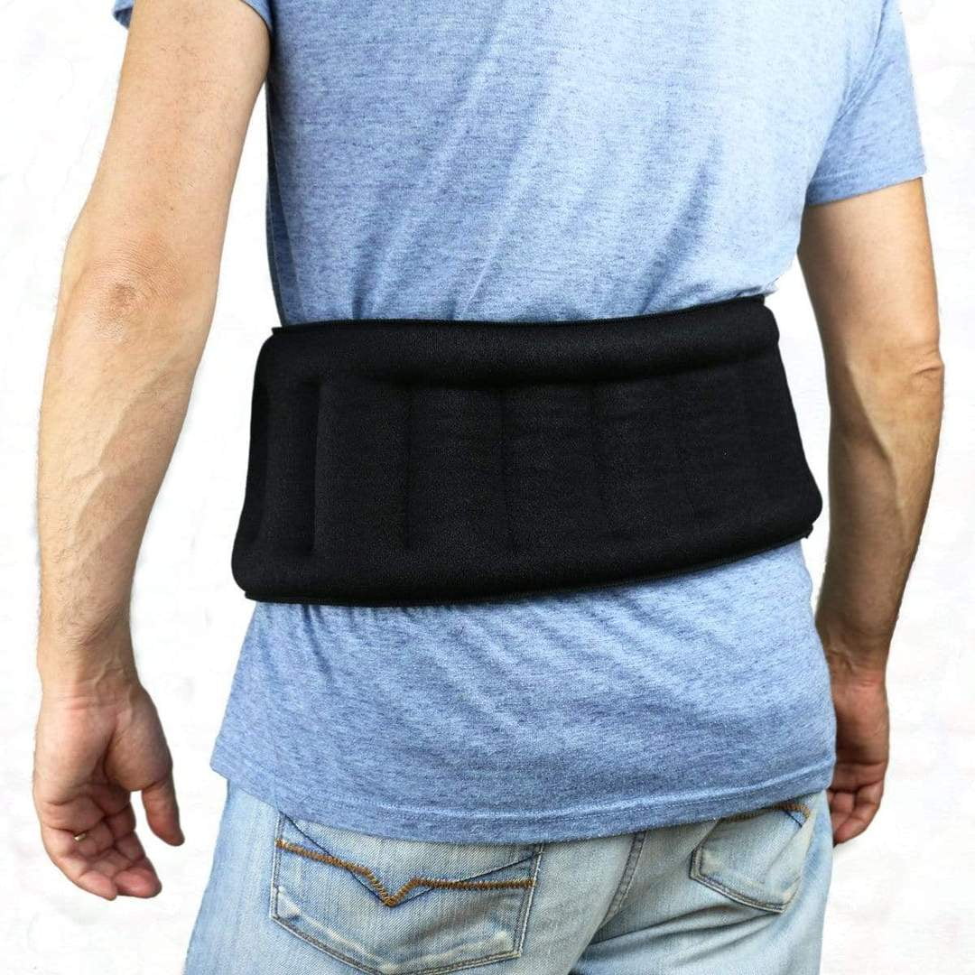 Huggaroo Microwavable Heating Pad for Low Back Pain and Cramps Relief