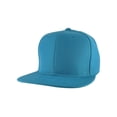 thumbnail image 1 of Top Headwear Flat Bill Adjustable Snapback Cap - Turqouise, 1 of 2