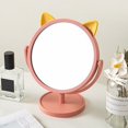 thumbnail image 2 of Beauty Makeup Mirror Table Top Rotatable HD Small Mirror Table Top Student Dormitory Princess Mirror Home Creative Dressing Mirror, 2 of 8