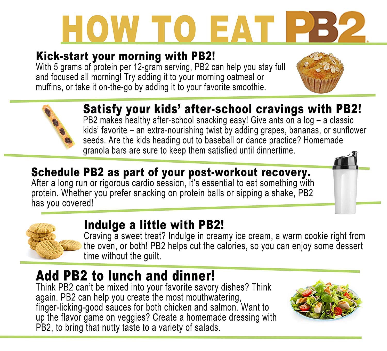 PB2 Powdered Almond Butter, Low-Fat Vegan Almond Powder  6.5 oz